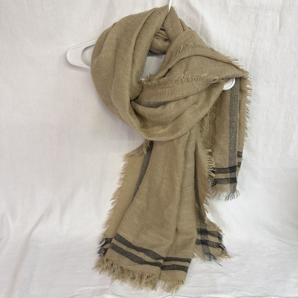 Rustic Western Brown Black Scarf